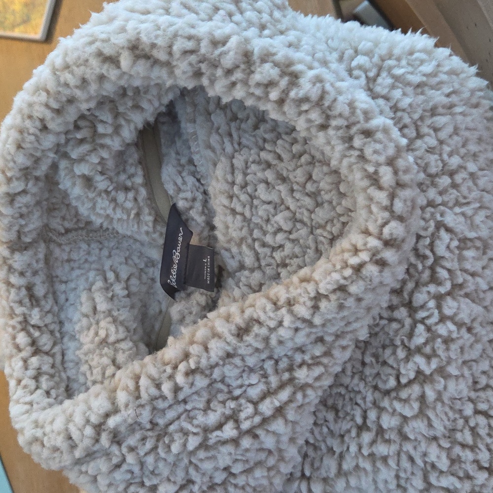 Like New! Eddie Bauer Fireside Cowl Neck Sweater Large - Picture 5 of 12